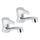 Juego 2 llaves para lavabo, abs, maneral